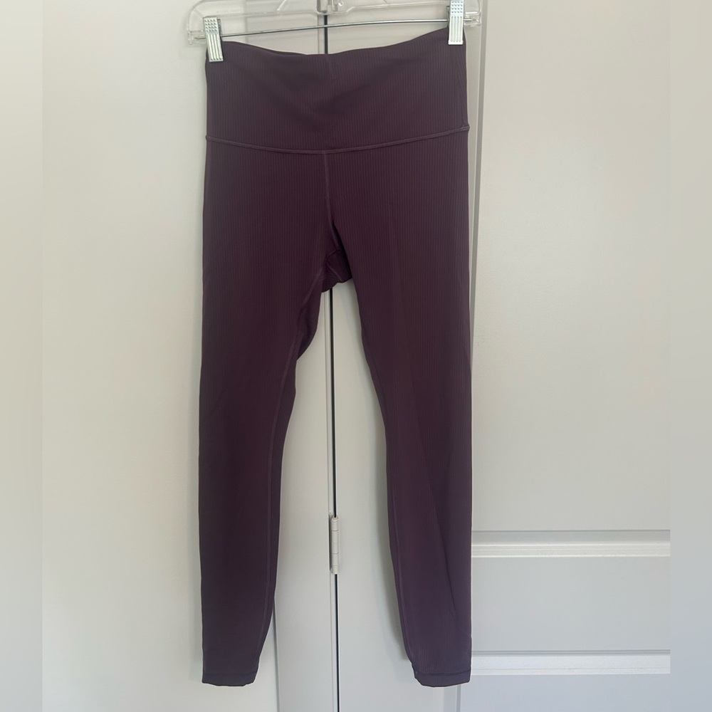 Lululemon Wunder Train Ribbed Leggings